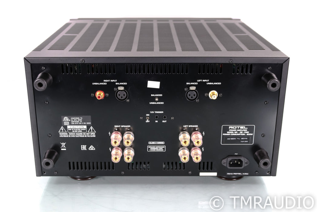 Rotel RB-1590 Stereo Power Amplifier; Black; RB1590