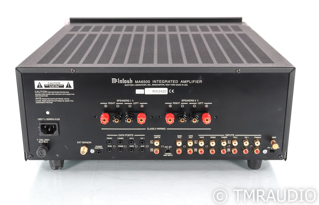 McIntosh MA6500 Stereo Integrated Amplifier; Remote; MM Phono