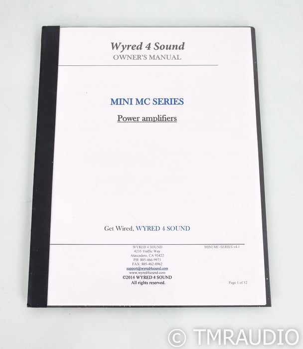 Wyred 4 Sound Mini MC5 Five Channel Power Amplifier; MMC-5