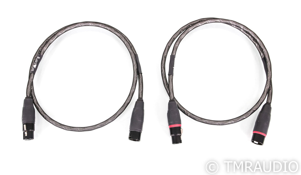 Synergistic Research SR Core XLR Cables; 1m Pair Balanced Interconnects