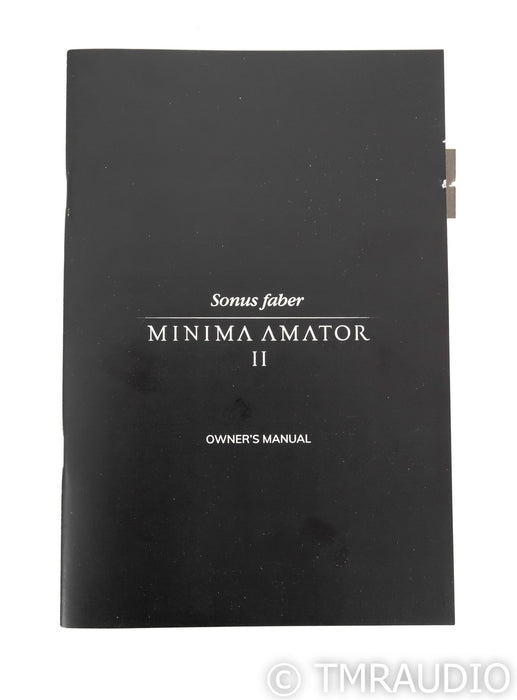 Sonus Faber Minima Amator II Bookshelf Speakers; Pair