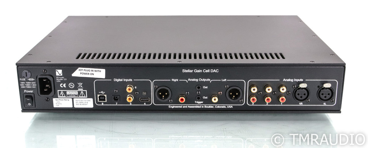PS Audio Stellar Gain Cell DAC; D/A Converter; Black; Remote (Used)