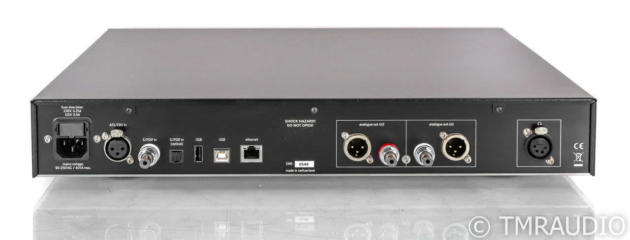 Weiss DAC 502 D/A Converter; 2-Channel; Silver; Headphone