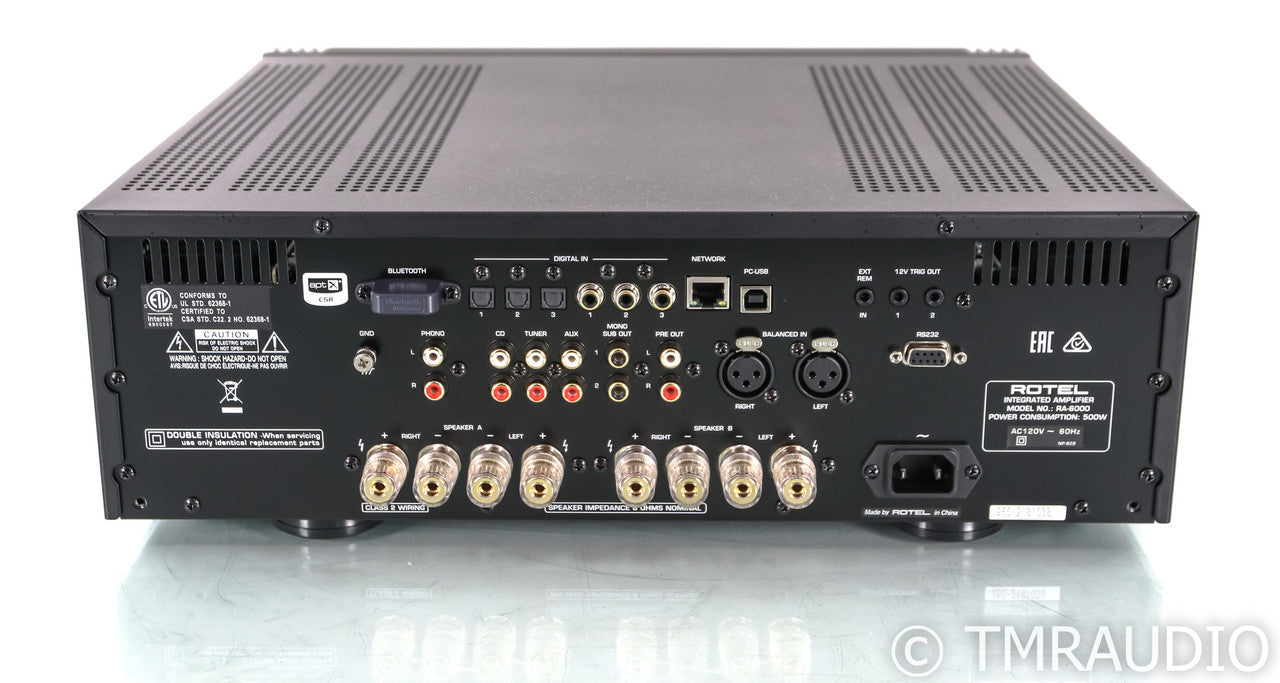 Rotel Diamond Series RA-6000 Stereo Integrated Amplifier; (Open Box)