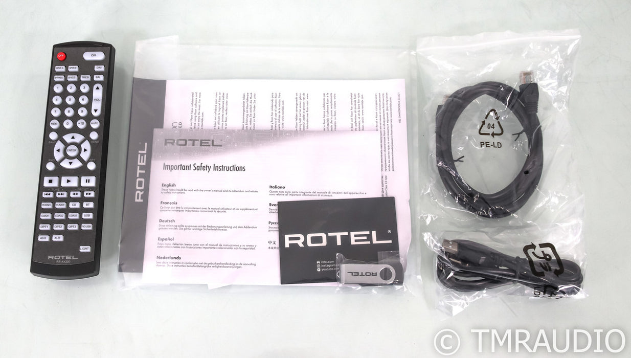 Rotel Diamond Series RA-6000 Stereo Integrated Amplifier; (Open Box)