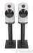 B&W Formation Duo Wireless Powered Bookshelf Speakers; White Pair w/ Stands