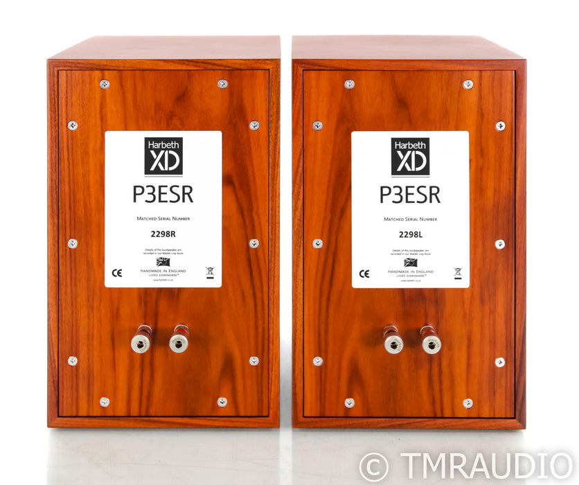 Harbeth P3ESR XD Bookshelf Speakers; Rosewood Pair (Open Box)
