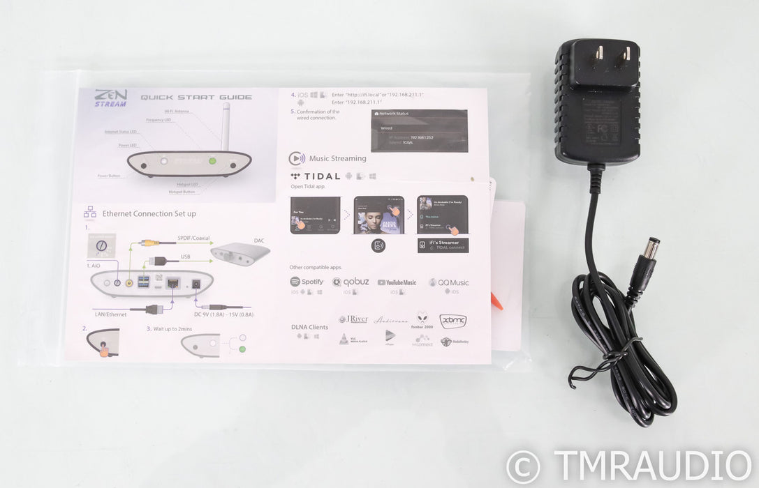 iFi ZEN Stream Wireless Network Streamer; Roon Ready; Airplay
