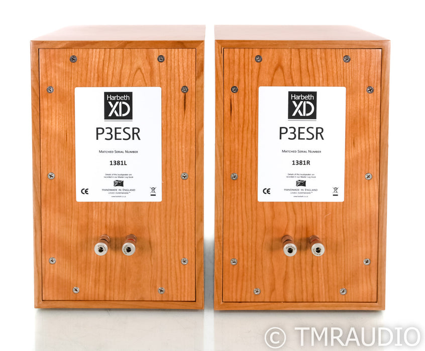 Harbeth P3 ESR XD Bookshelf Speakers; Cherry Pair (Open Box)