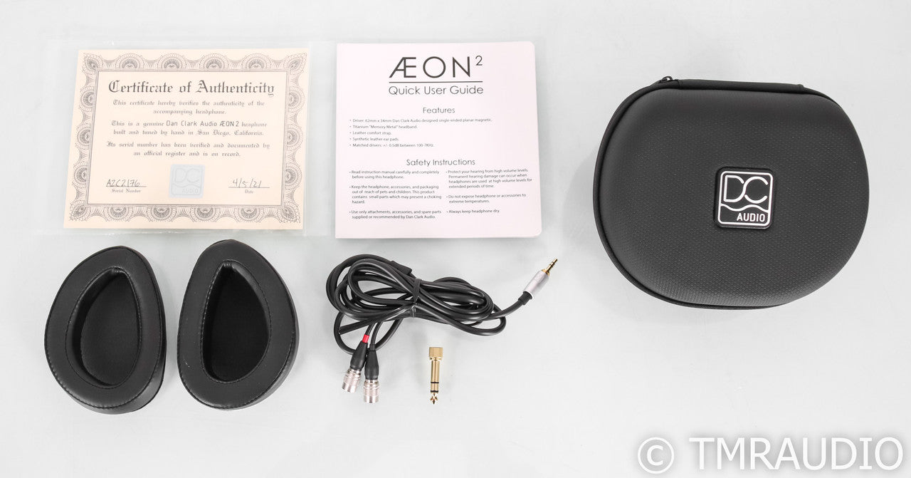 Dan Clark Aeon 2 Closed Back Planar Magnetic Headphones; Red