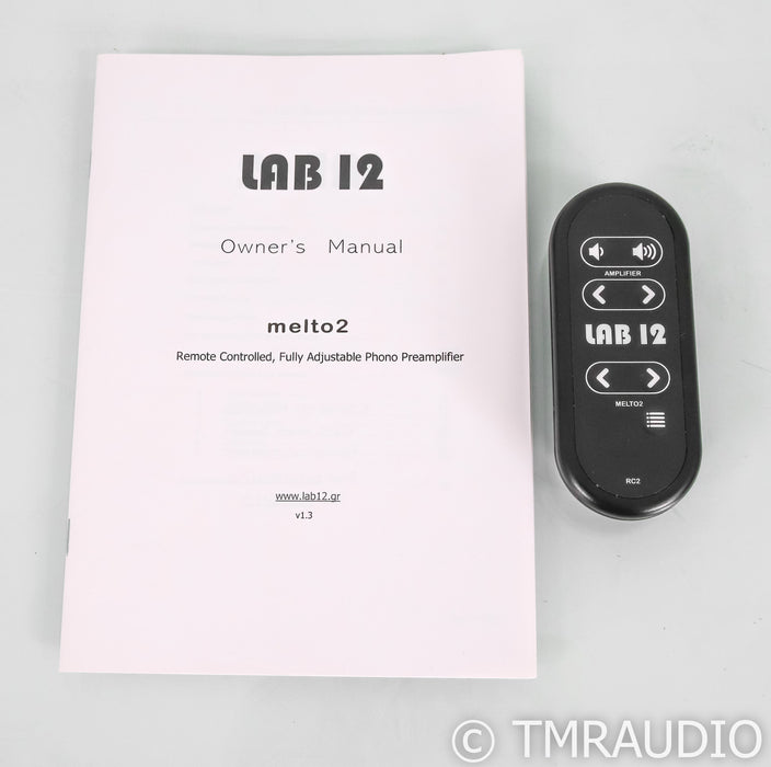 Lab 12 melto2 MM / MC Phono Preamplifier; Black (Open Box)