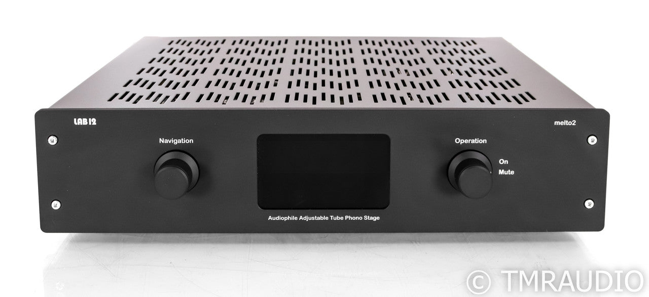 Lab 12 melto2 MM / MC Phono Preamplifier; Black (Open Box)