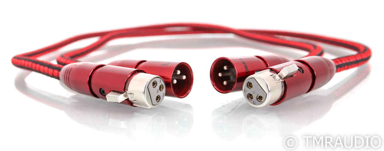 AudioQuest King Cobra XLR Cables; .75m Pair Balanced Interconnects