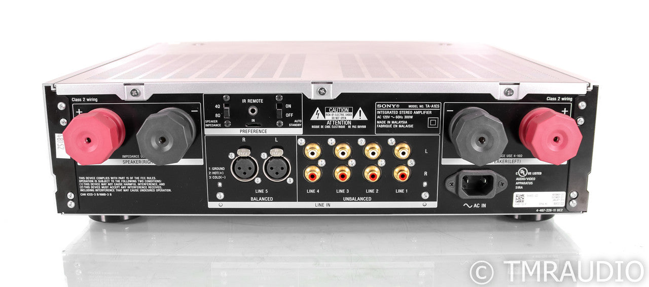 Sony TA-A1ES Stereo Integrated Amplifier; Remote; Silver; TAA1ES