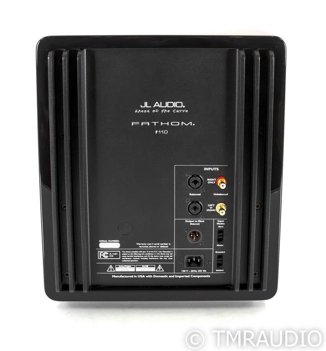 JL Audio Fathom F110 v1 Powered Subwoofer; Gloss Black