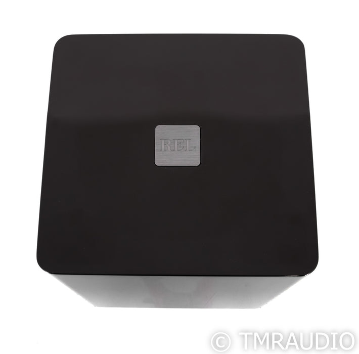 REL T/5x 8" Powered Subwoofer; Piano Black; T5x (Open Box)