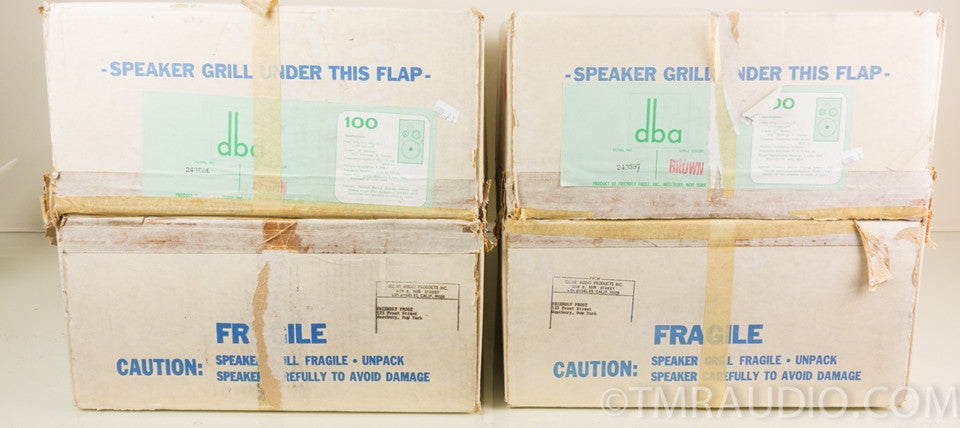 dba 100 Vintage Loudspeakes in Factory Boxes