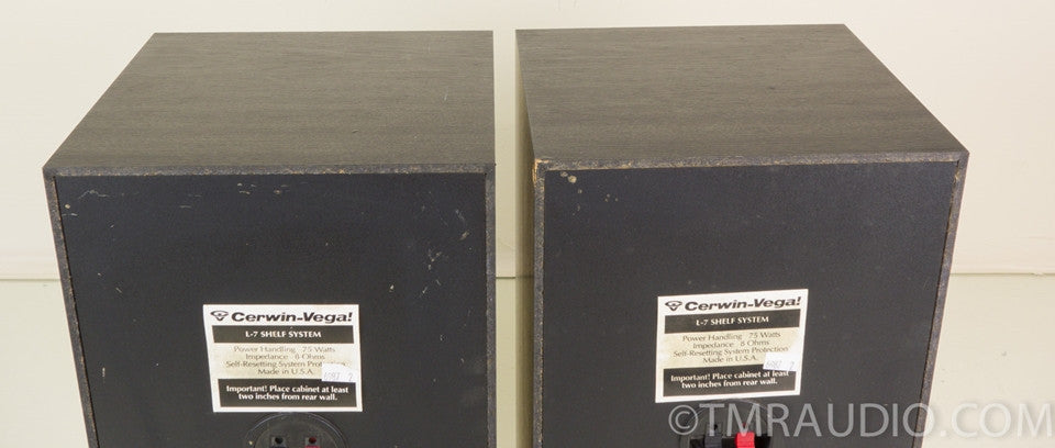 Cerwin Vega L-7 Bookshelf Speakers