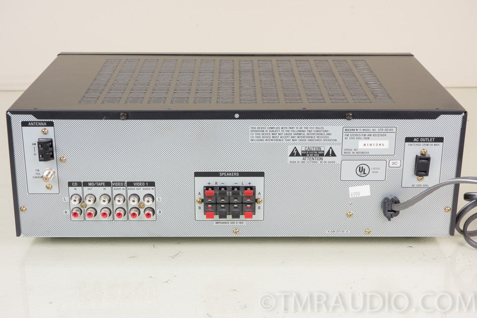 Sony STR-DE185 Stereo AM / FM Receiver