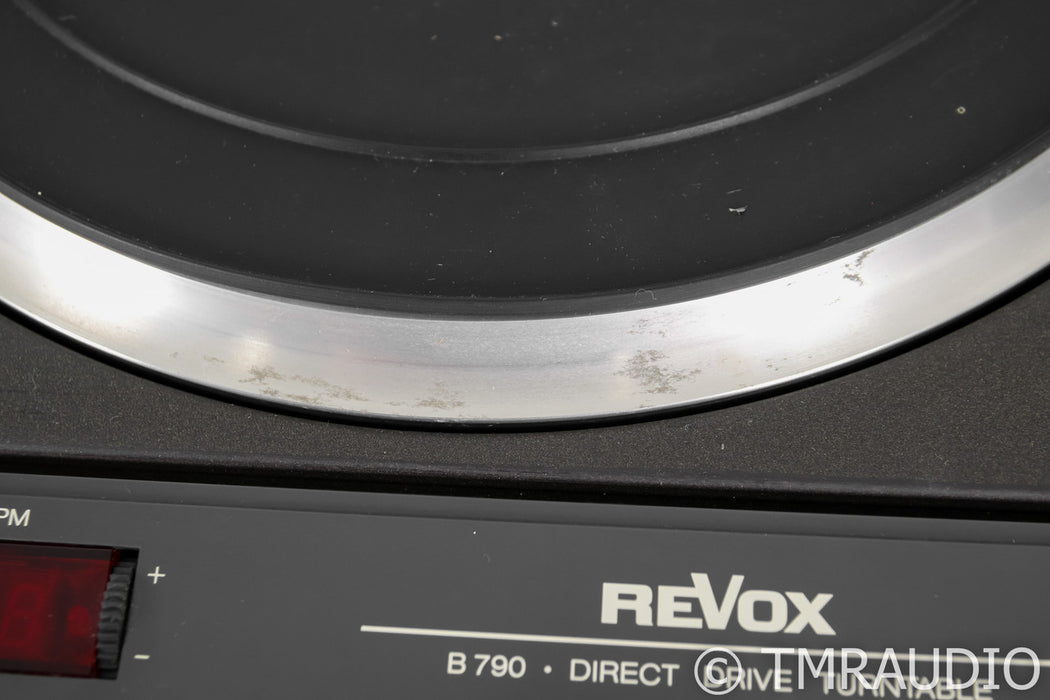 Revox B790 Vintage Tangential Tracking Turntable; Sumiko Talisman S MC Cartridge