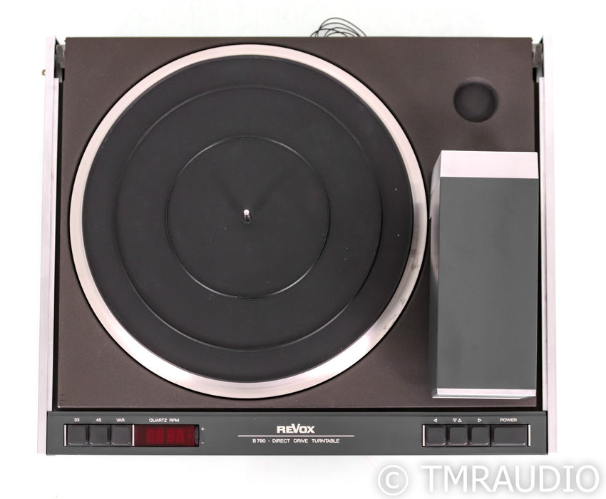 Revox B790 Vintage Tangential Tracking Turntable; Sumiko Talisman S MC Cartridge
