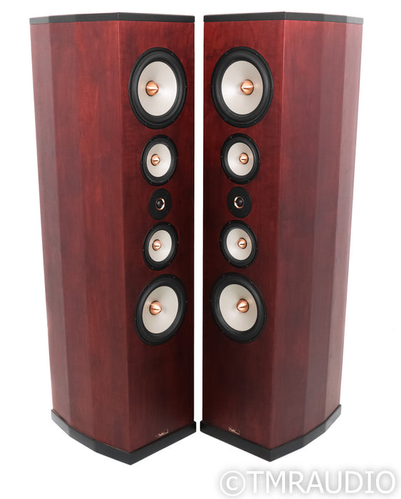 Tyler Acoustics H2 Floorstanding Speakers; Dark Walnut Pair