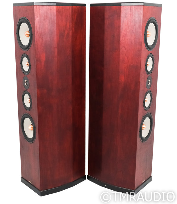 Tyler Acoustics H2 Floorstanding Speakers; Dark Walnut Pair