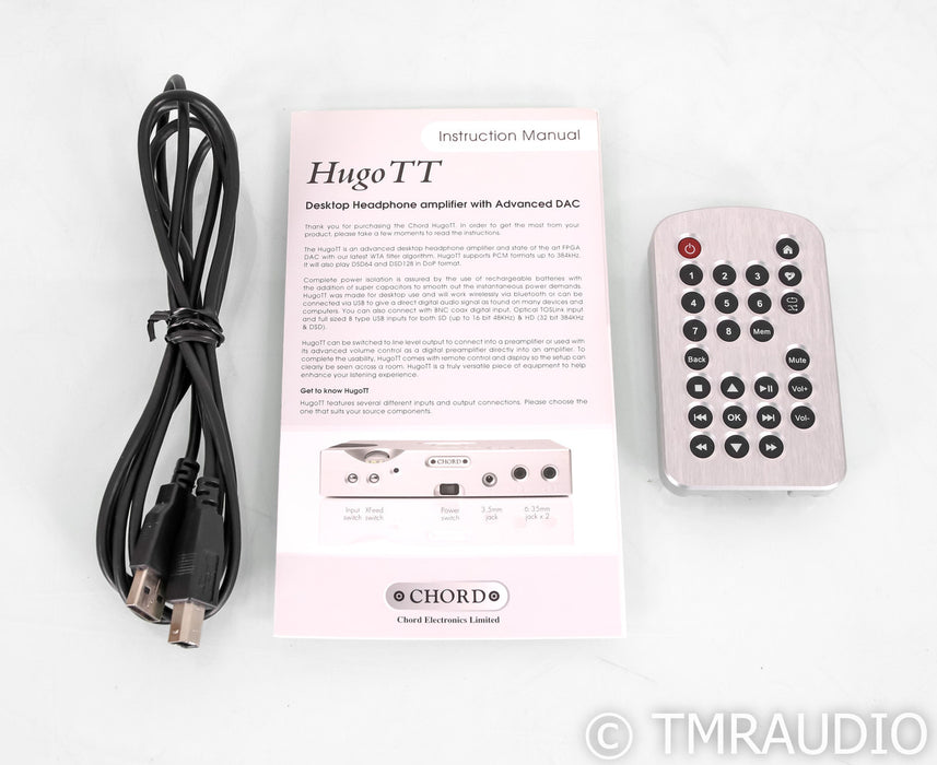 Chord Electronics Hugo TT DAC / Headphone Amplifier; D/A Converter; Remote