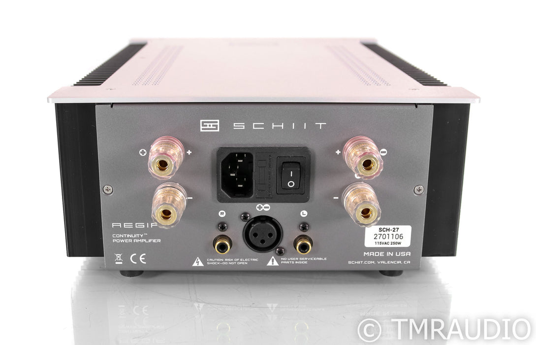 Schiit Audio Aegir Stereo Power Amplifier; Silver