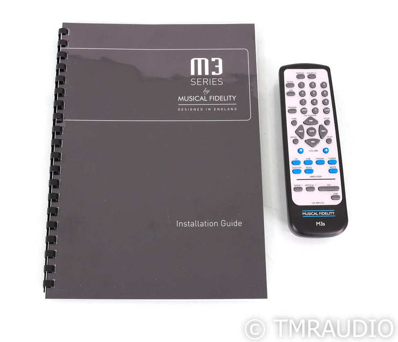 Musical Fidelity M3SCD CD Player; M3 SCD; Remote; USB