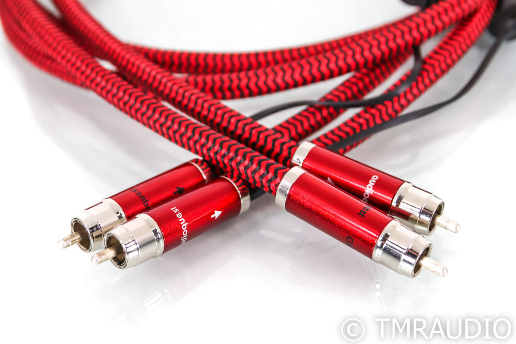 AudioQuest Colorado RCA Cables; 1.5m Pair Interconnects; 72v DBS