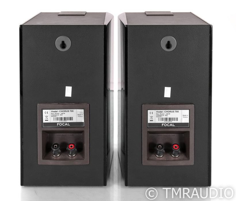 Focal Chorus 705 Bookshelf Speakers; Gloss Black Pair