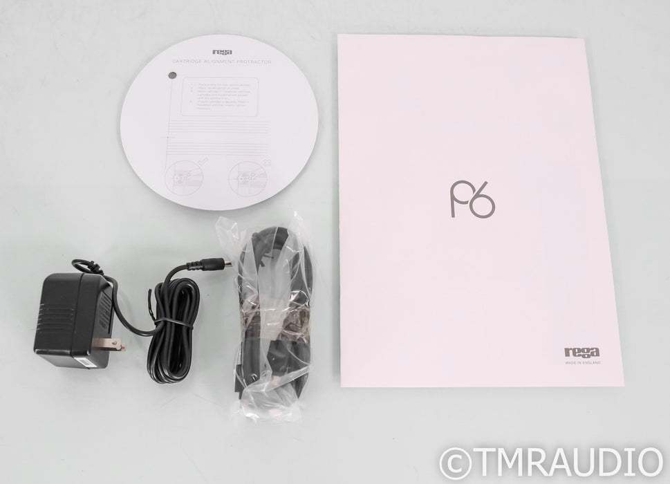 Rega Planar 6 Belt Drive Turntable; P6; Ania MC Cart (Open Box)