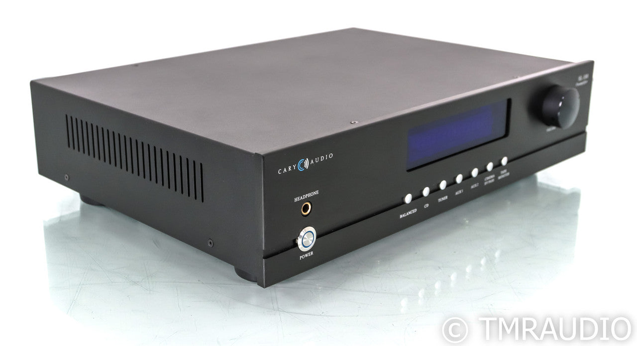 Cary Audio SL-100 Stereo Preamplifier; SL100; Remote; Black