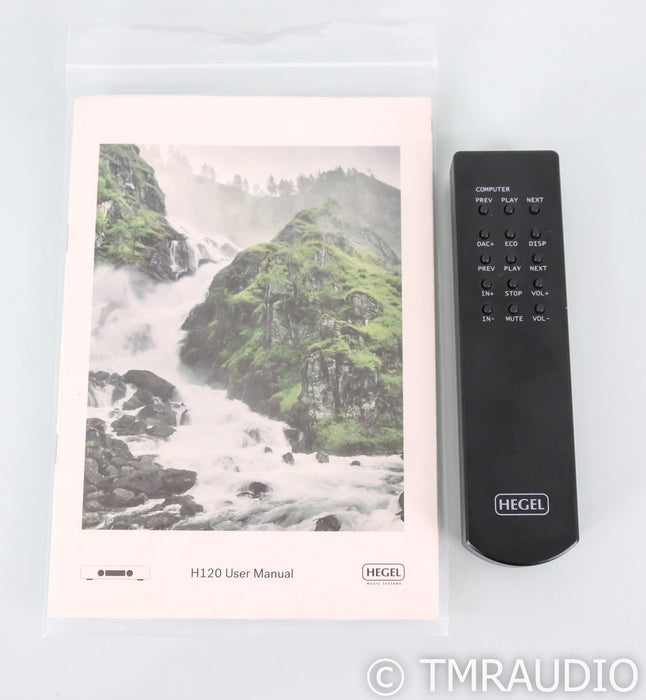 Hegel H120 Stereo Integrated Amplifier; Remote