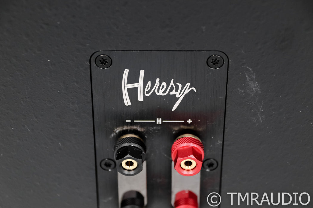 Klipsch Heresy IV Floorstanding Speakers; Distressed Oak Pair; Heresy 4