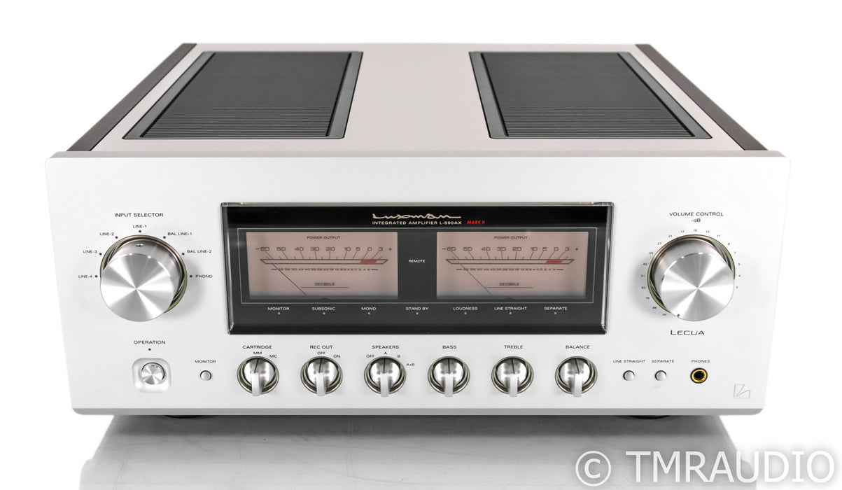 Luxman L-590AX MkII Stereo Integrated Amplifier; 100V; Remote; MM / MC Phono