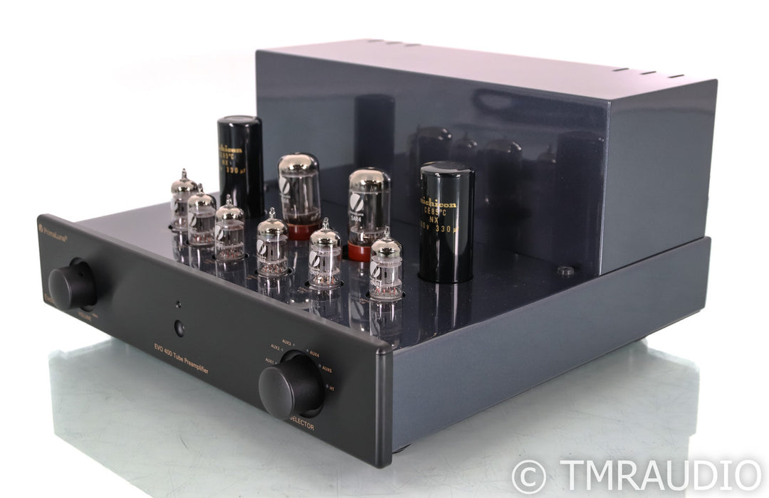 PrimaLuna Evo 400 Stereo Tube Preamplifier; Remote; Black