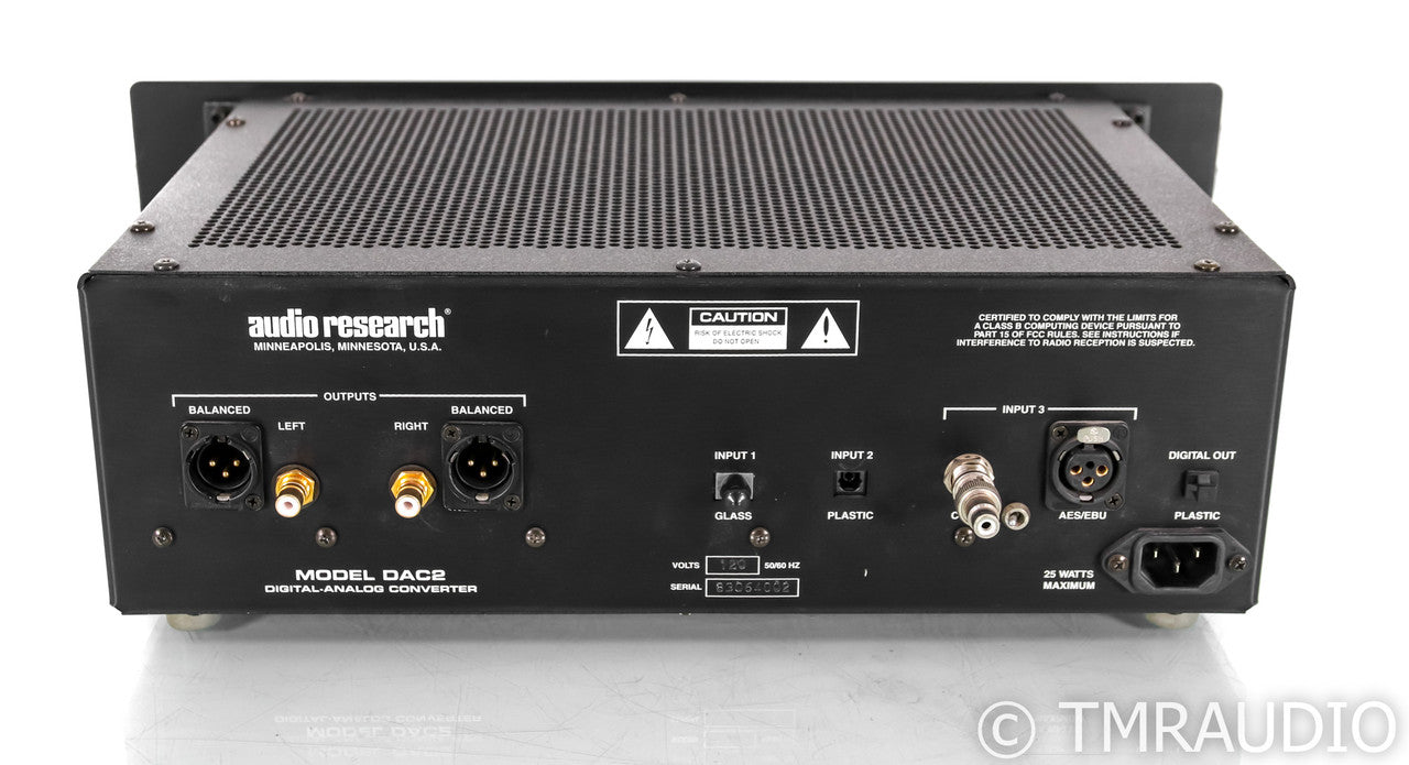 Audio Research DAC2 D/A Converter; DAC-2; Black
