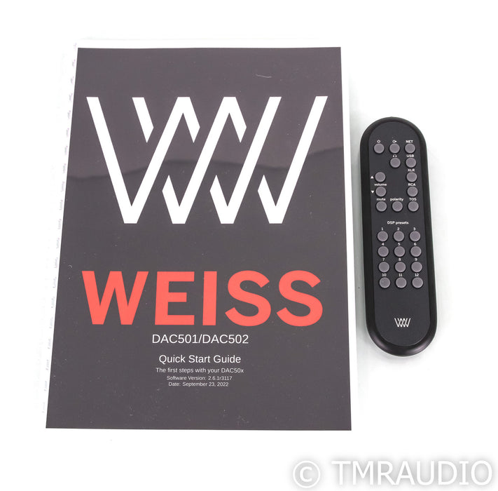 Weiss DAC502 DAC; D/A Converter; Black (Open Box)
