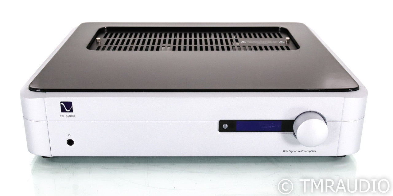 PS Audio BHK Signature Stereo Tube Hybrid Preamplifier; Remote; Silver (Used)
