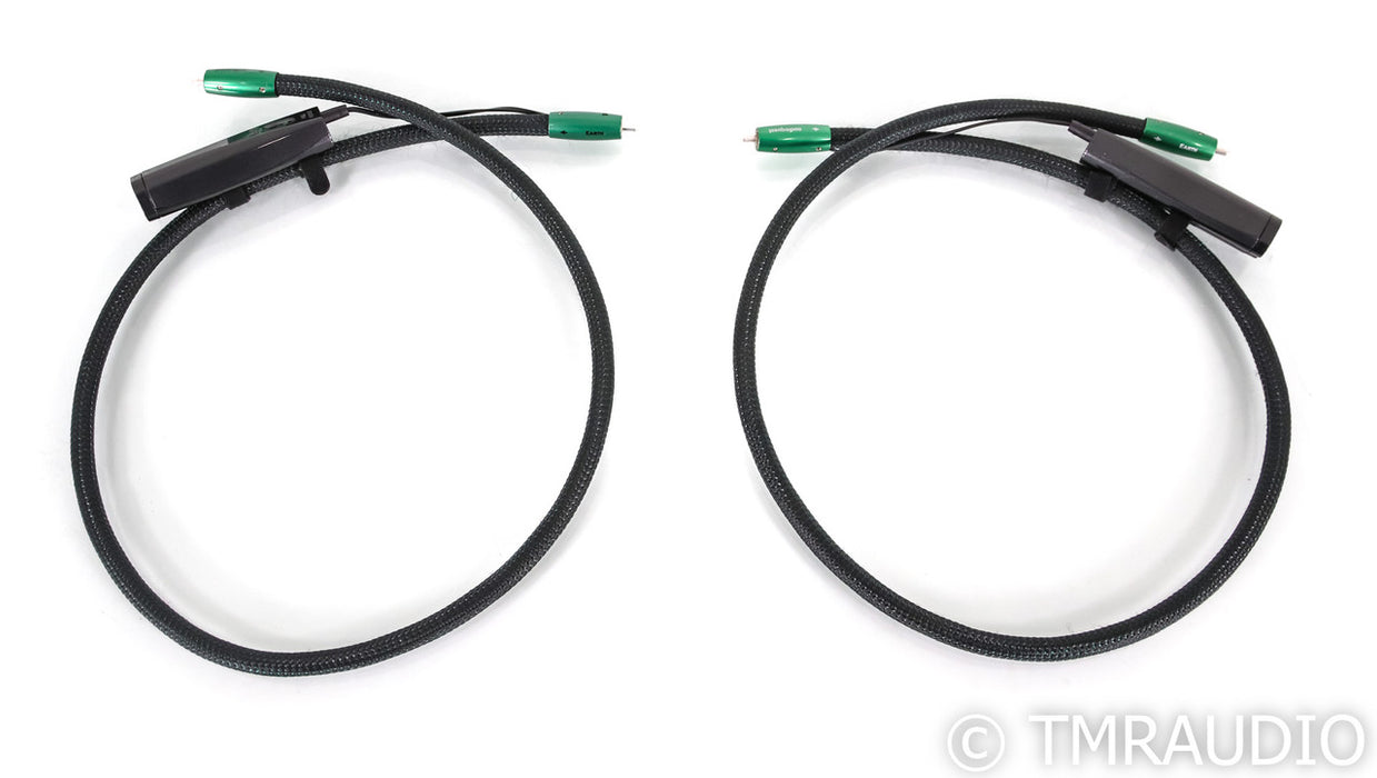 AudioQuest Earth RCA Cables; 1m Pair; 72v DBS