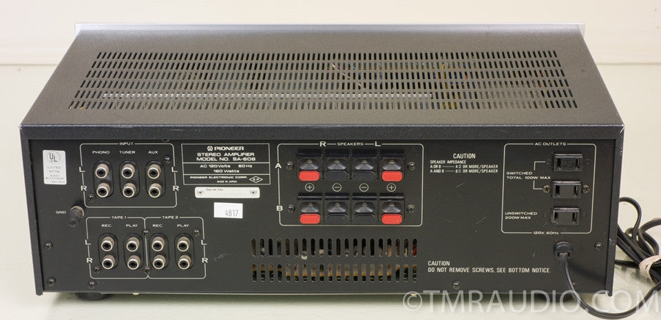 Pioneer SA-608 Vintage Stereo Integrated Amplifier