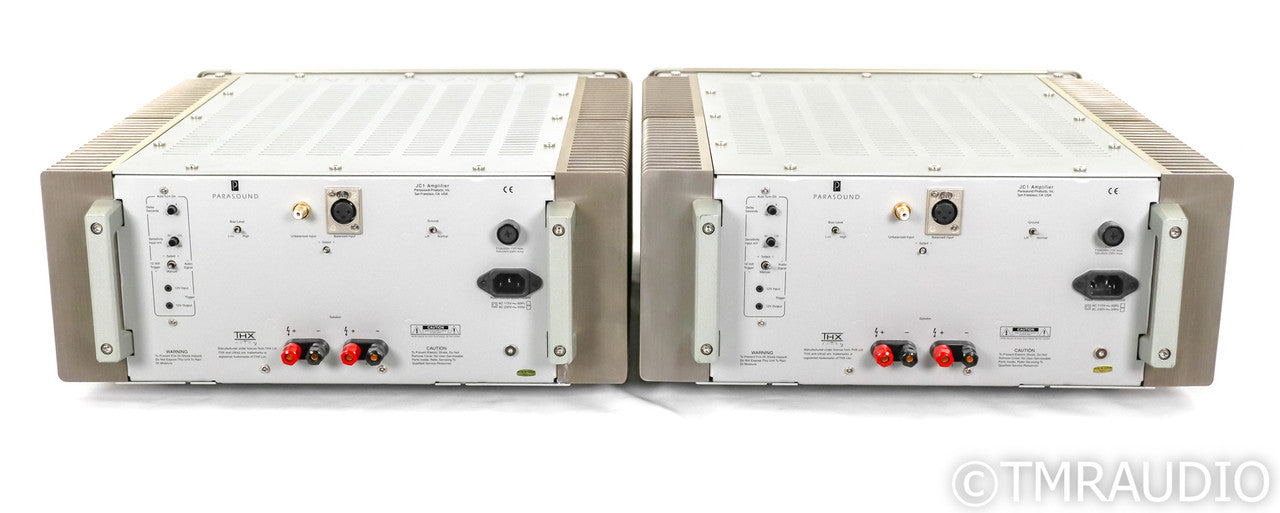 Parasound Halo JC 1 Mono Power Amplifier; Silver Pair
