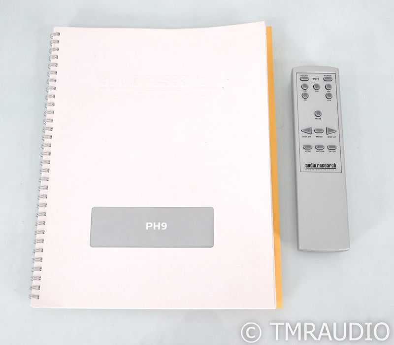 Audio Research PH9 MM / MC Tube Phono Preamplifier; Silver; Remote