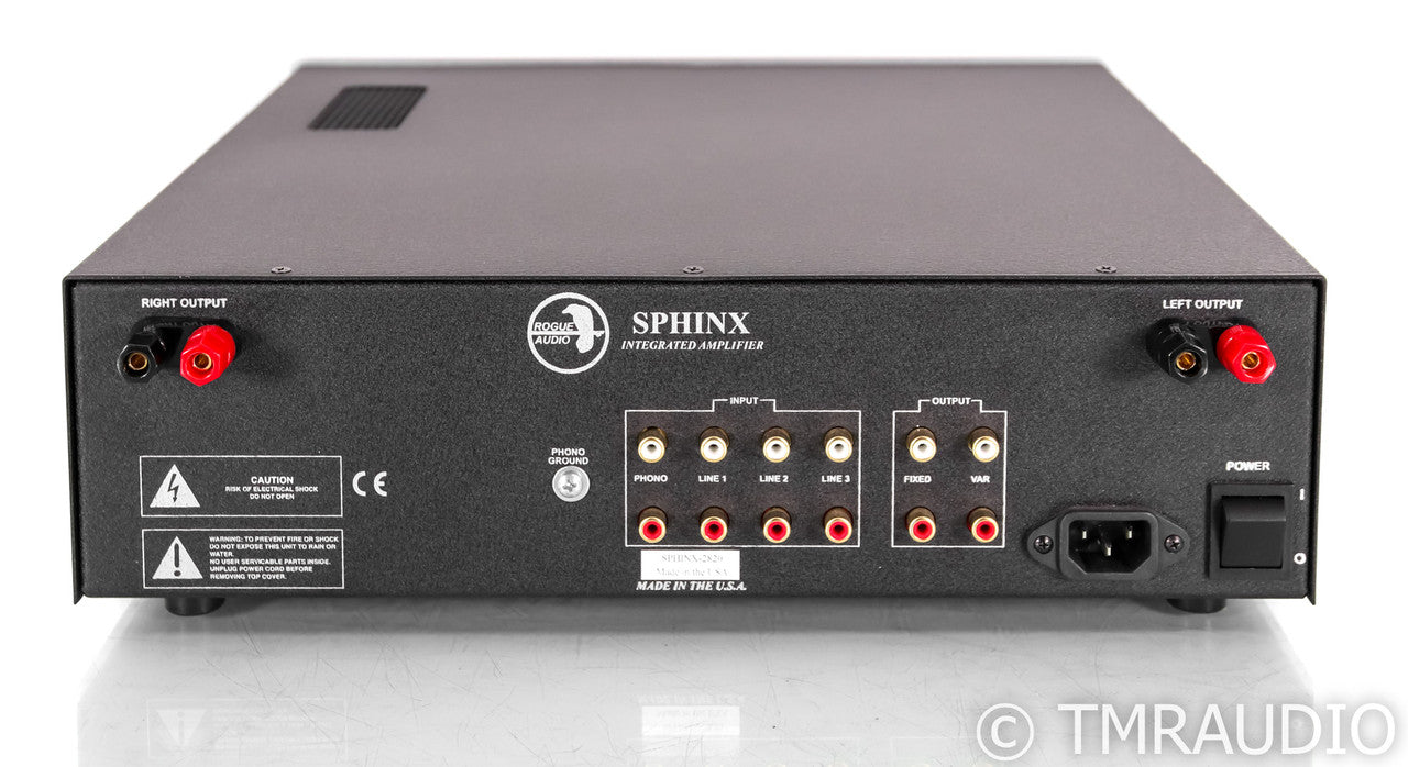 Rogue Audio Sphinx V2 Stereo Tube Hybrid Integrated Amplifier; Remote; MM Phono