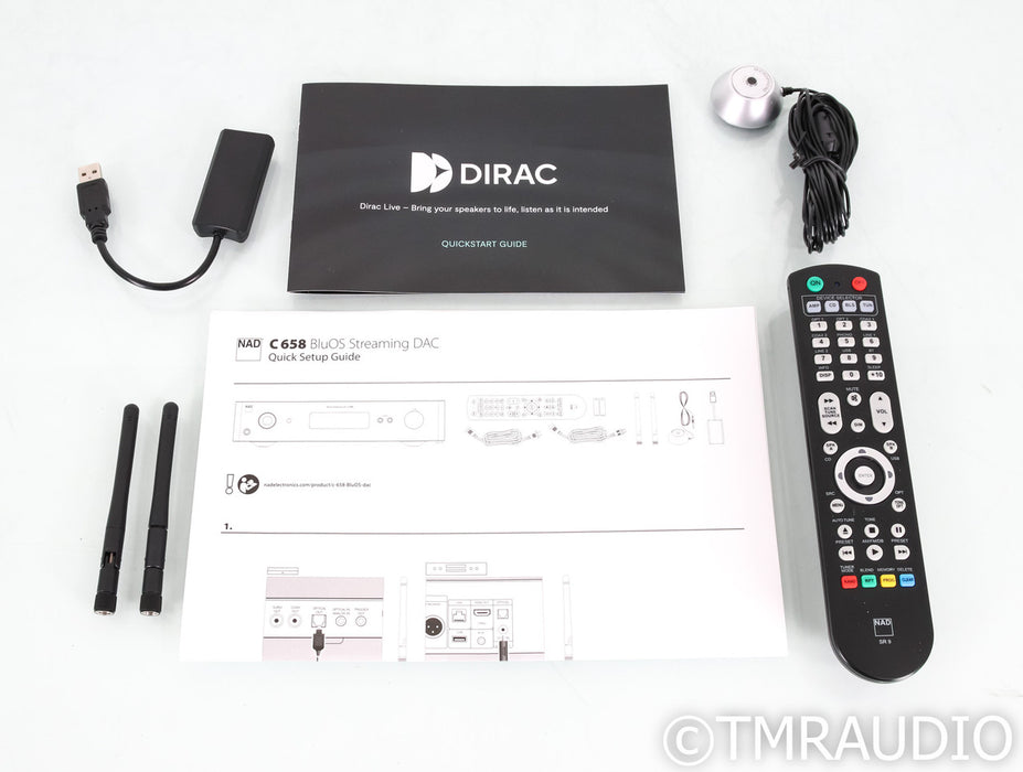 NAD C 658 Wireless Streaming DAC; D/A Converter; BluOS (Open Box)