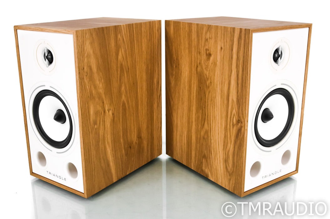 Triangle Borea BR03 Bookshelf Speakers; Light Oak Pair