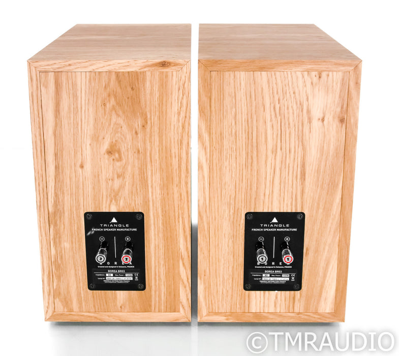 Triangle Borea BR03 Bookshelf Speakers; Light Oak Pair