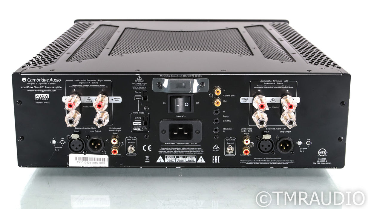 Cambridge Audio Azur 851W Stereo Power Amplifier; Black; Class XD